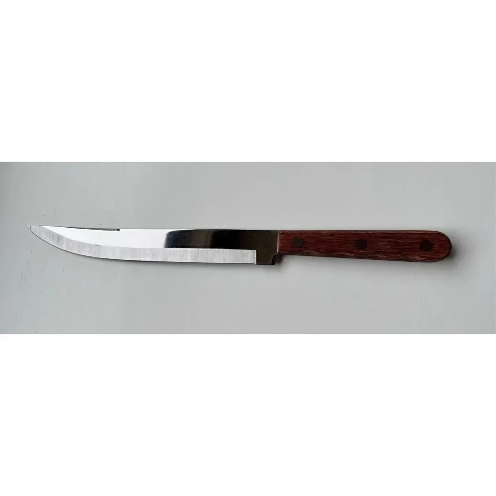 R. S. Stainless Vintage Wood Handle Chef's Knife, Made in Japan